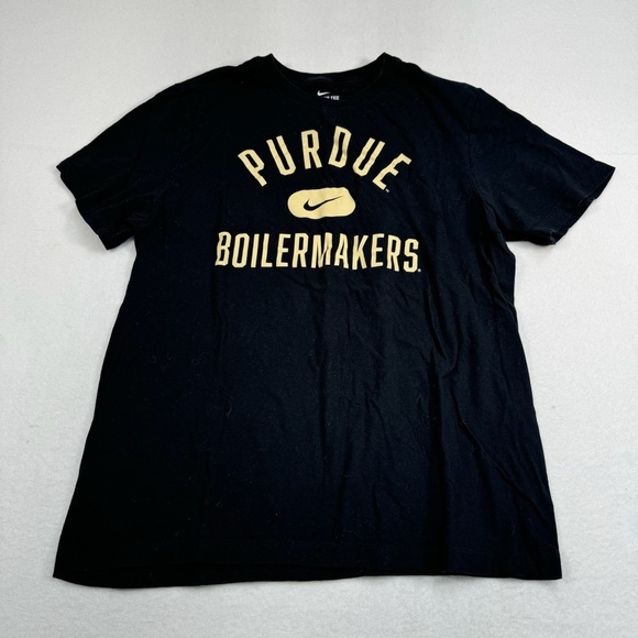 Nike Other - Nike Purdue Boilermakers Tee Shirt Mens Size Large Black Shortsleeve